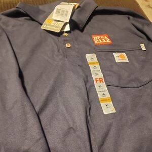 Mens DRIFIRE FR Long Sleeve Henley Shirt Size XL Tall